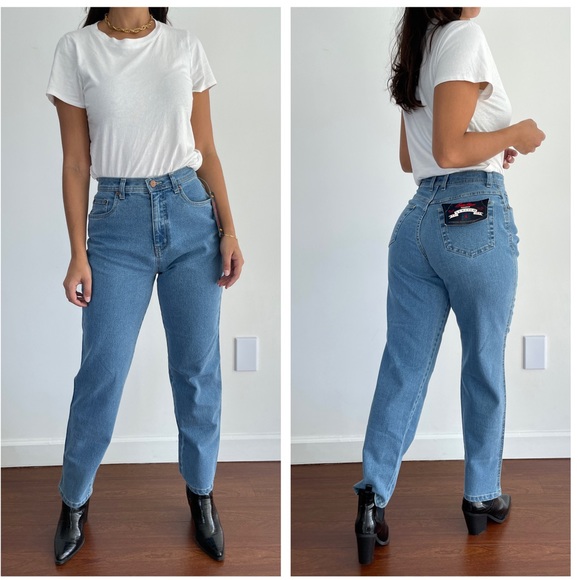 bill blass Denim - NWT Vintage Billblass high waist STRETCH mom jeans 27 waist